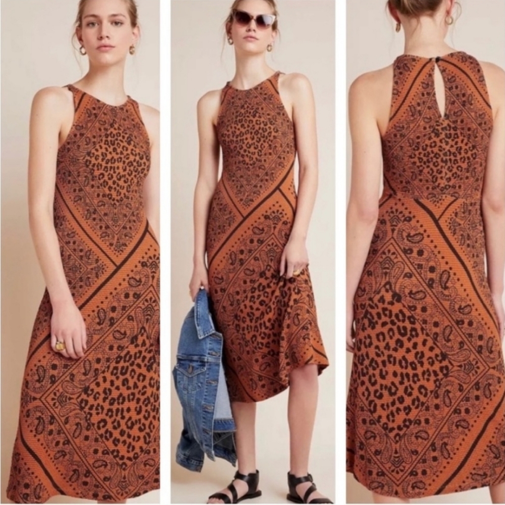 Leopard Print Sleeveless Dress